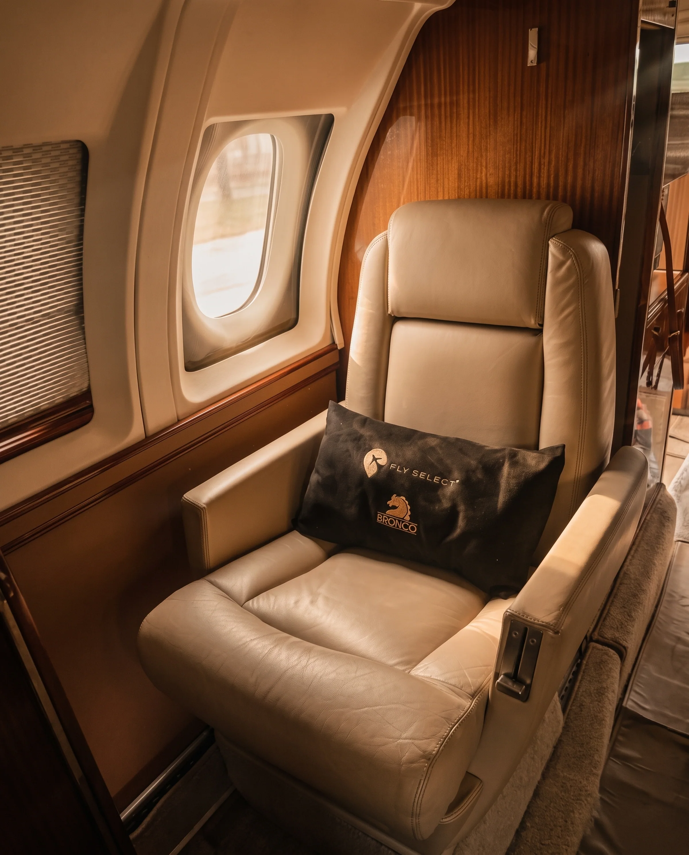 Asiento de cabina con cojín personalizado de gira Fly Select