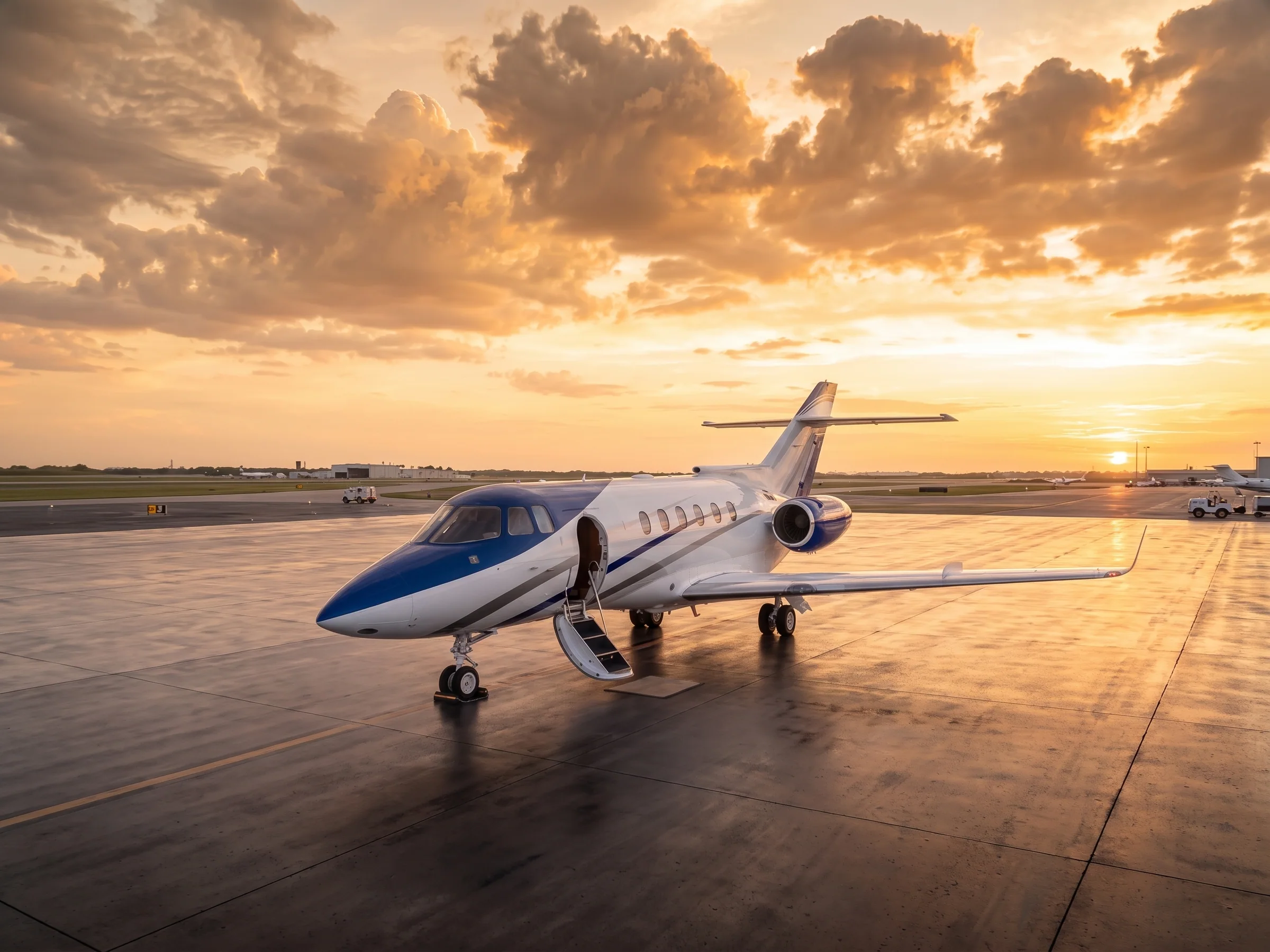 Hawker 800 de la flota Fly Select