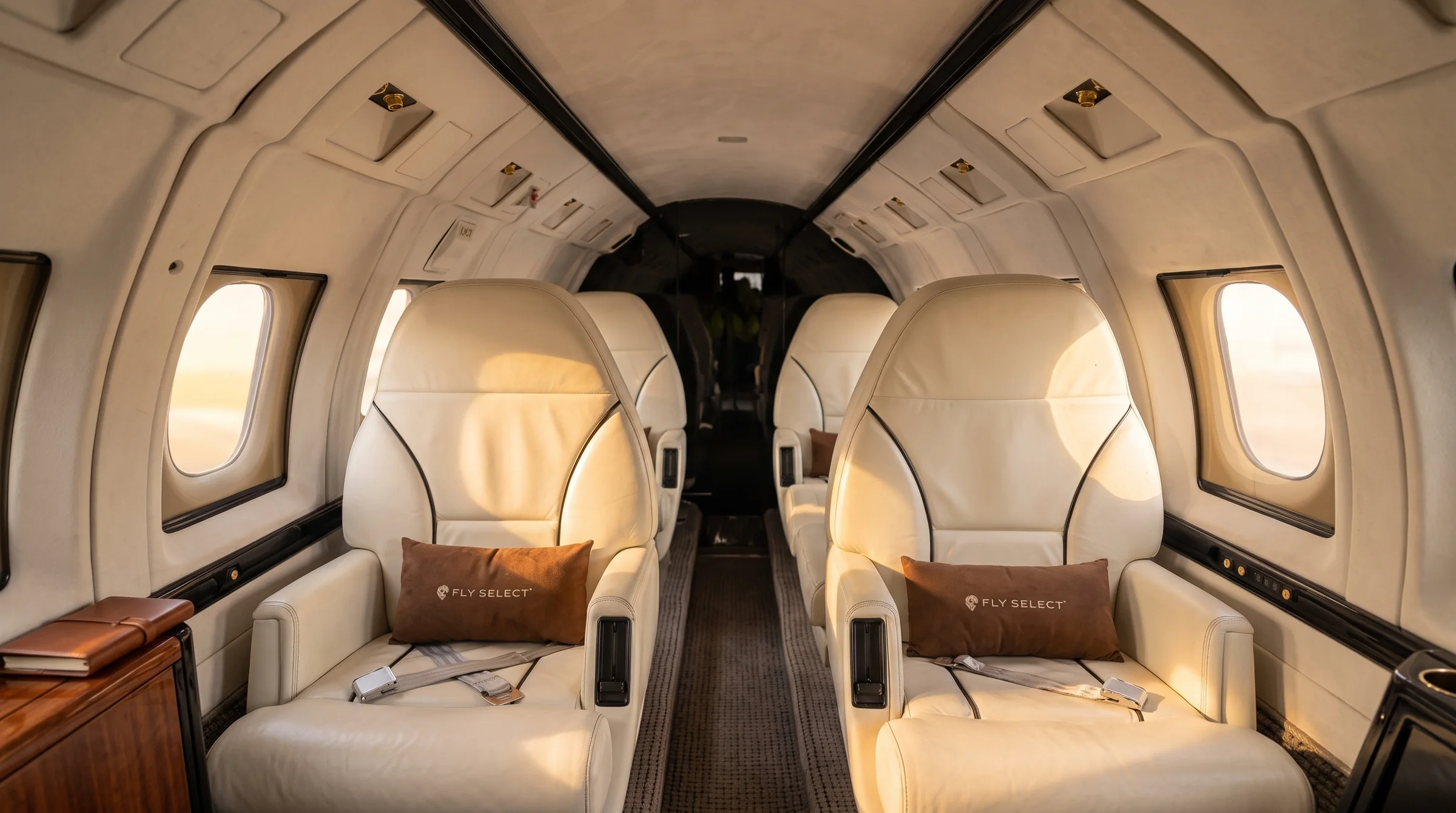 Asientos del Hawker 800