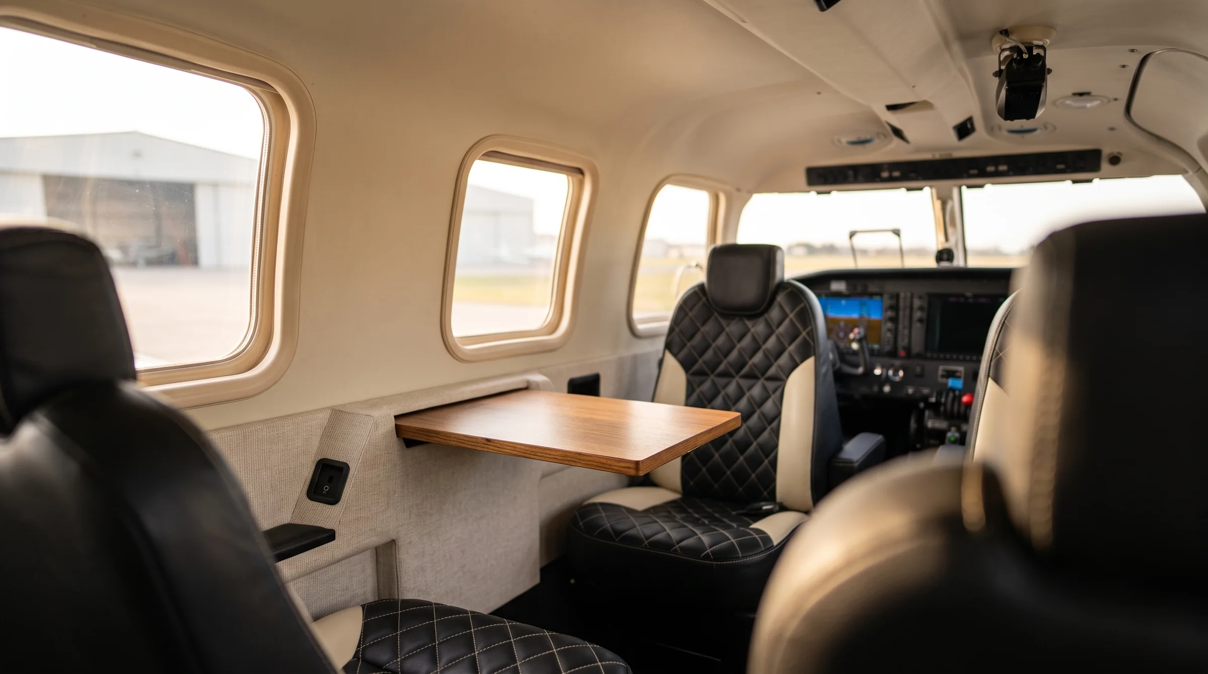 Interior del Piper Seneca